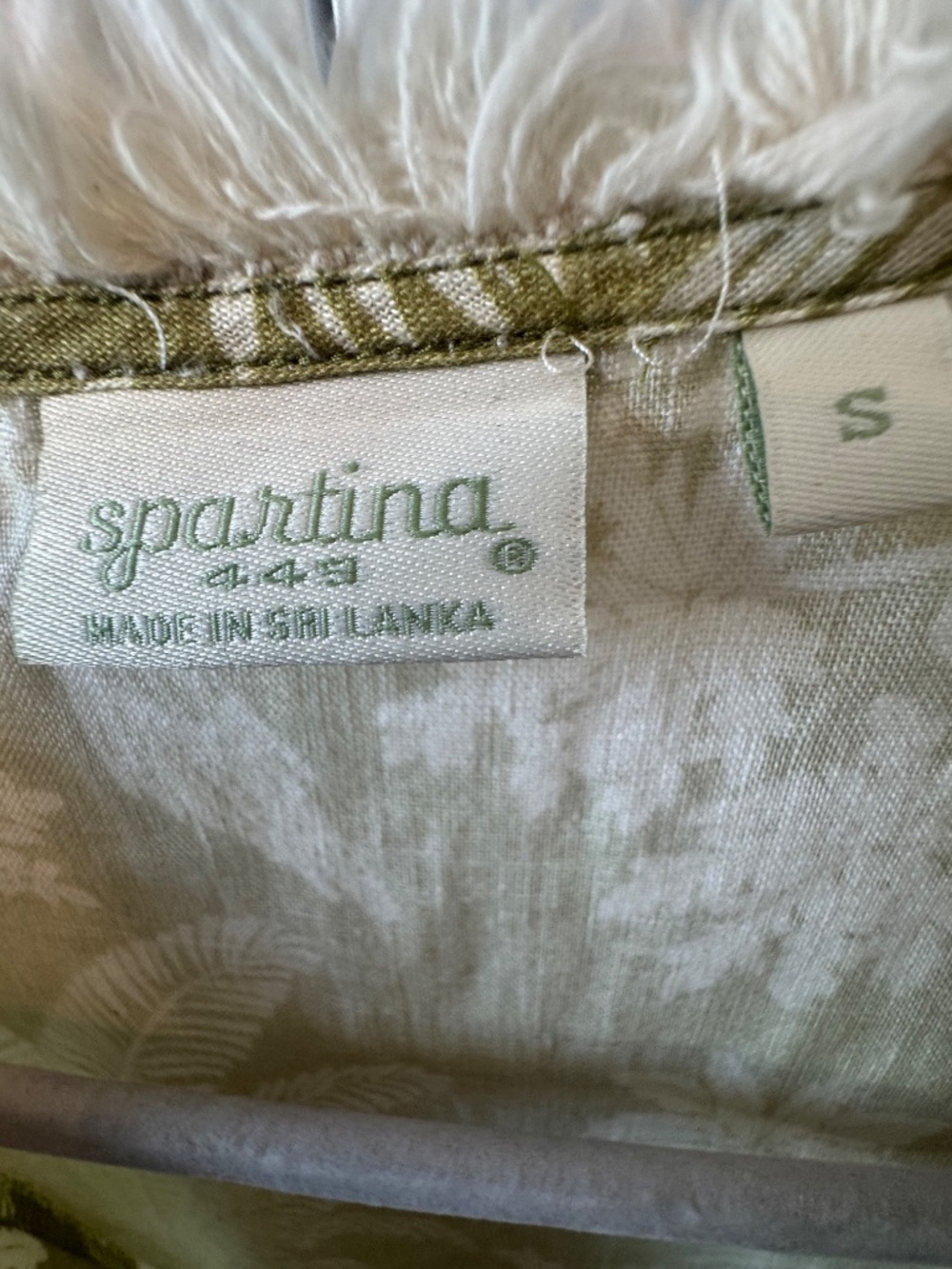 Spartina 449 100% linen coastal fringe dress - Picture 3 of 5